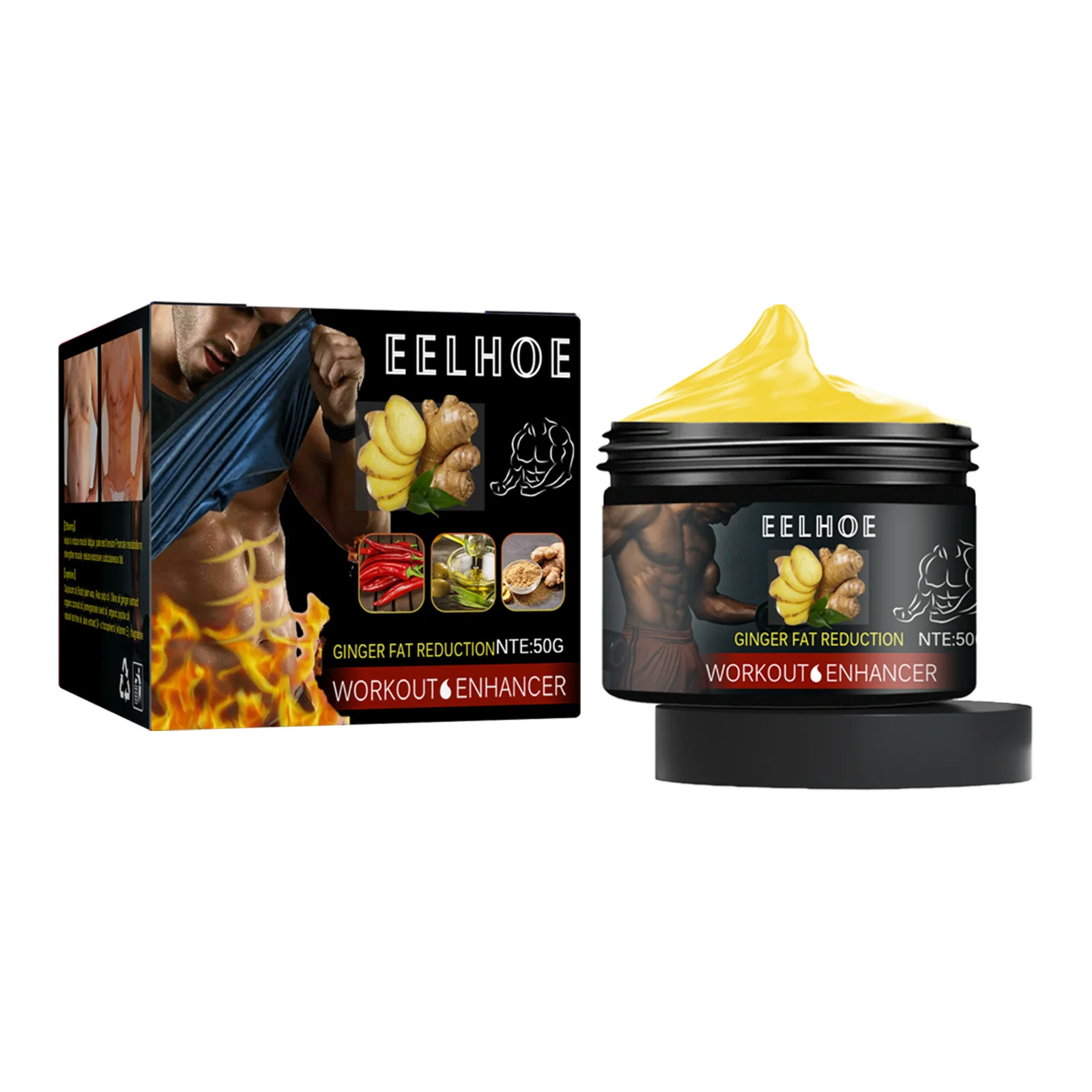 EELHOE Man Breast Firm Cream Break Down Tummy Fat Strengthen Abdominal Muscle Tighten Chest Cellulite Body Shaping Fitness Cream