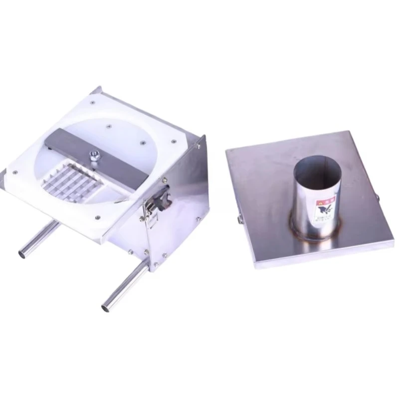 Image 3: Coupe-fruits et légumes multifonctionnel électrique en acier inoxydable, adapté aux radis, pommes de terre, concombres