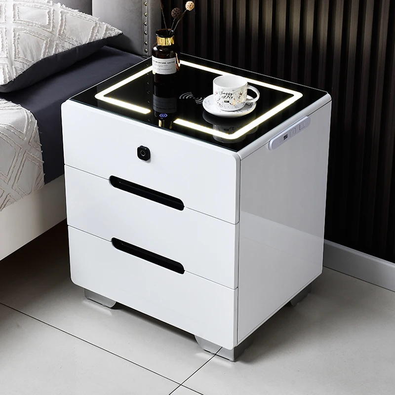 Storage Cabinet Open Cabinets Gamer Bedside Hanging Bedside Table Design Bedroom Wood Coffee Bookcase Bed Comodini  Narrow