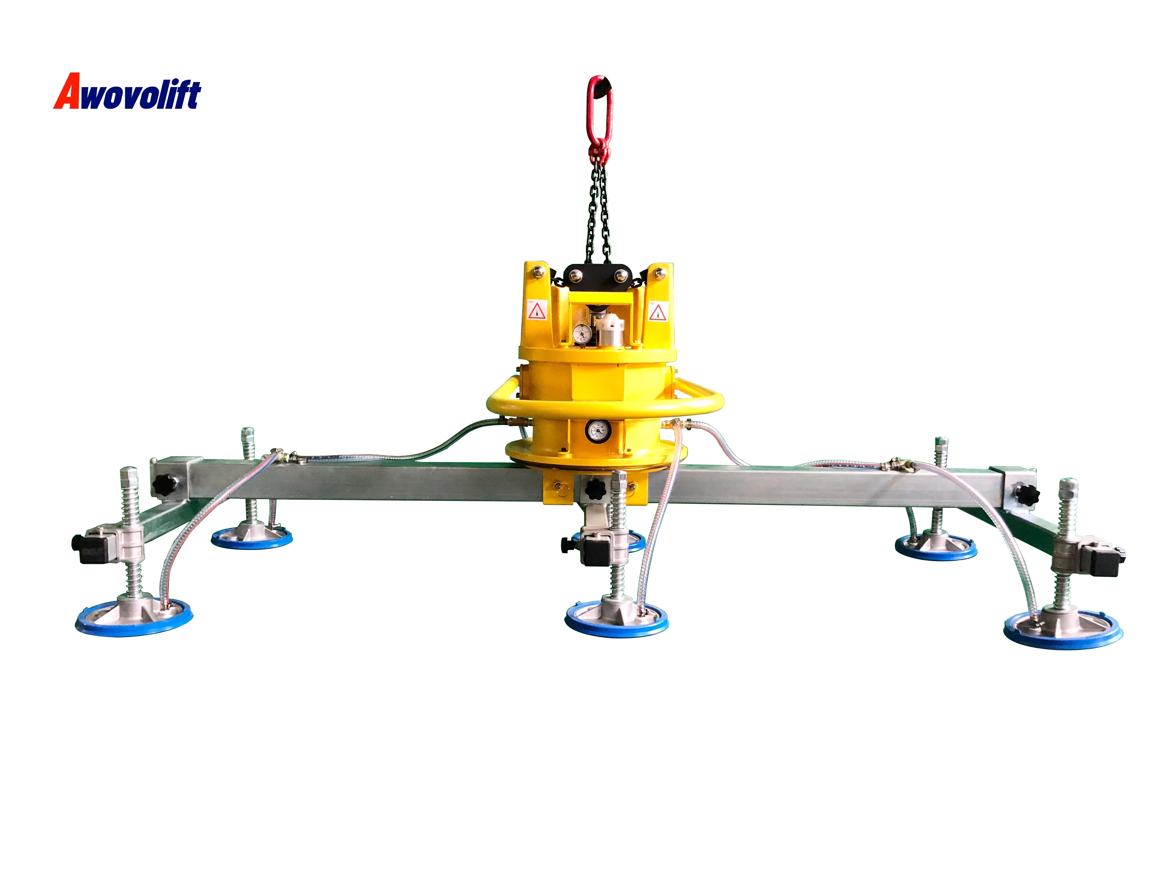 Awovolift Self-Lifting Vacuum Lifting No Need Electric Flat Plate Panel Vacuum Lifter For Metal Wood Aluminum plate stone