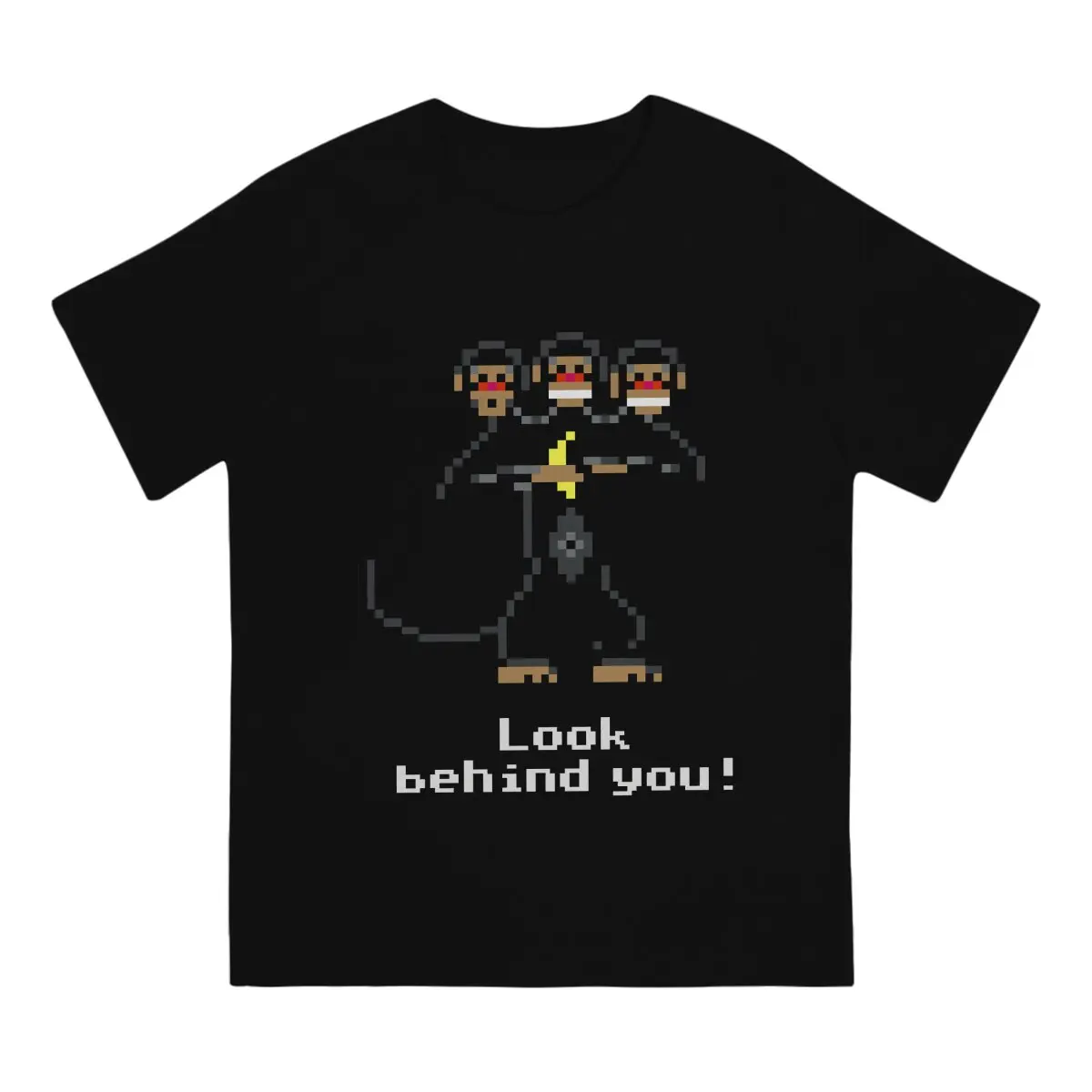 Three Headed Style Polyester TShirt Monkey Island Game LeChuck Elaine Guybrush Comfortable New Design Gift Clothes  T Shirt