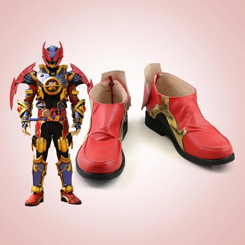 

Kamen Rider Evol Обувь для косплея Хэллоуин Аниме Красные ботинки для косплея
