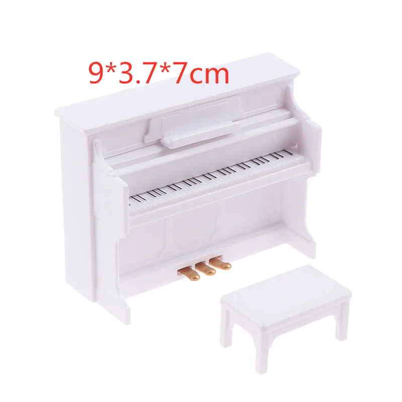ドールハウス,おもちゃ,アクセサリー,スツール付きミニピアノ