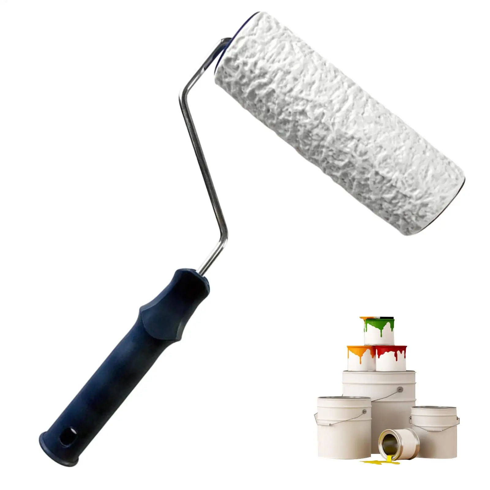 NEW Concrete Texture Roller Professional Masonry Form Tool Concrete Imprint Tool For Outdoor Wall Patio Walkway Courtyard