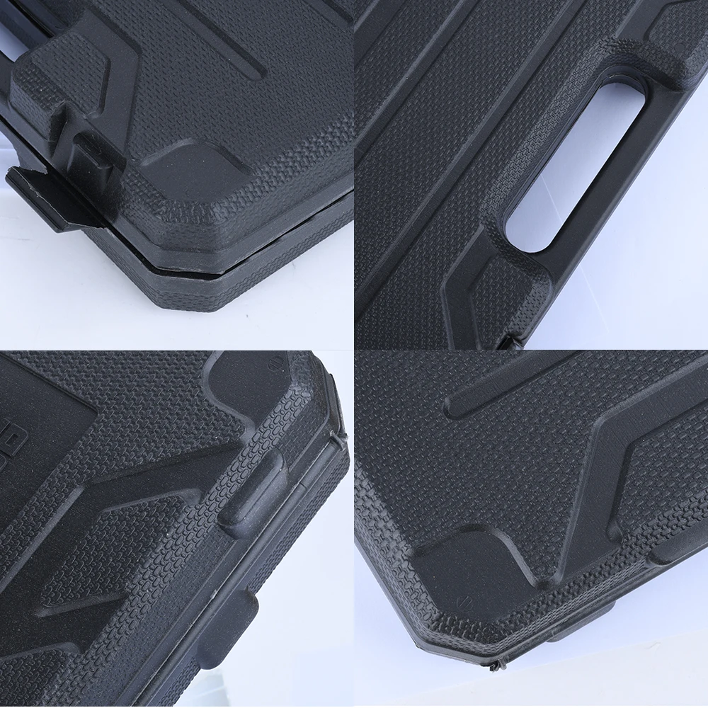 Nail Gun Storage Box With Cleaning Brush Goggles Maintenance Fluid Durable Portable Storage Box