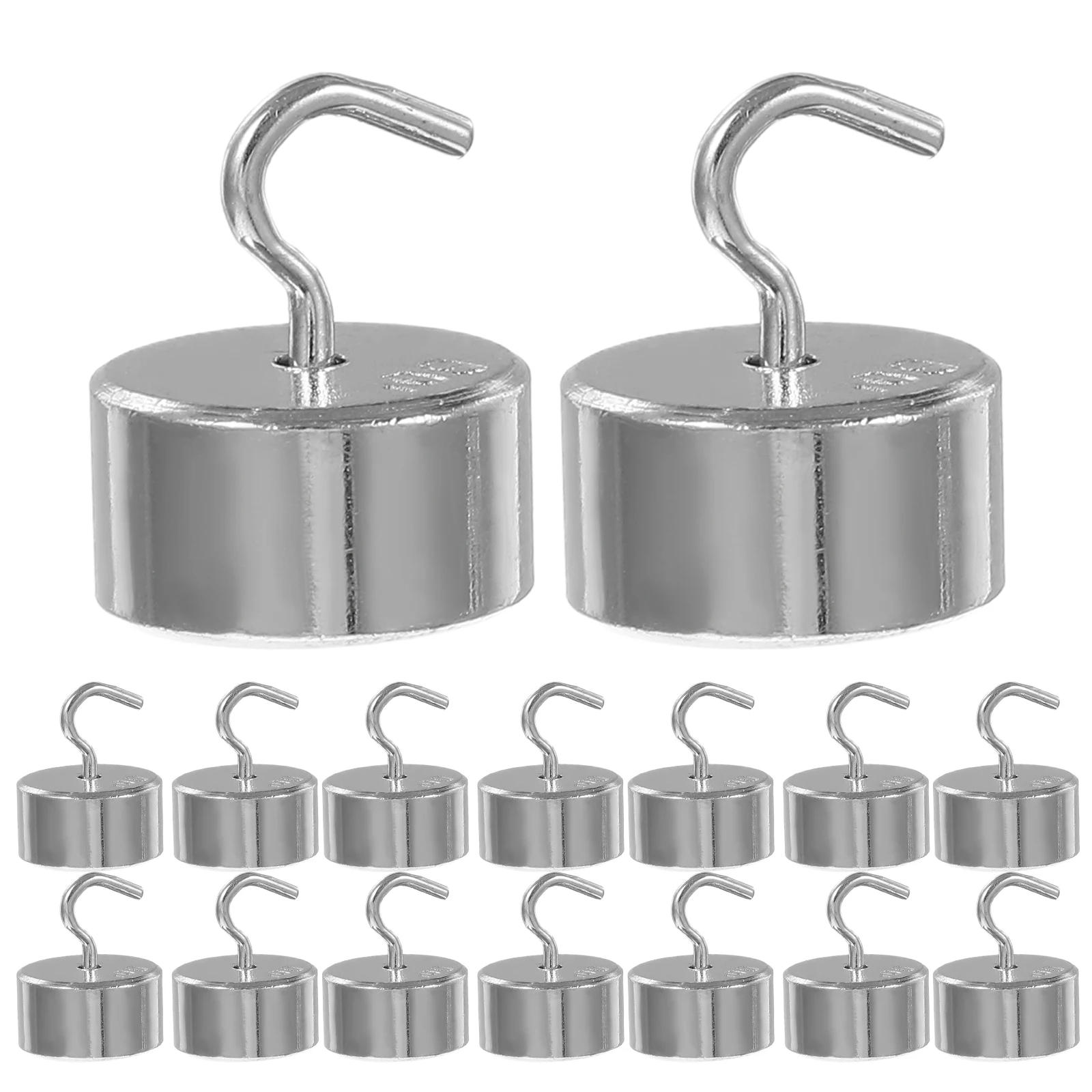 

50pcs Lab Hook Set Chromium-Plated Iron Physics Experiment Weights Double Hooked Science Study Kit Accurate Calibration Mass For