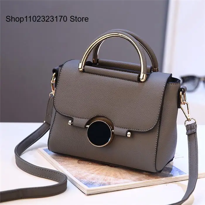 Korean Version Solid Color Single Shoulder Crossbody Bag Women\'s Versatile Handbag Women\'s Small Square Bag