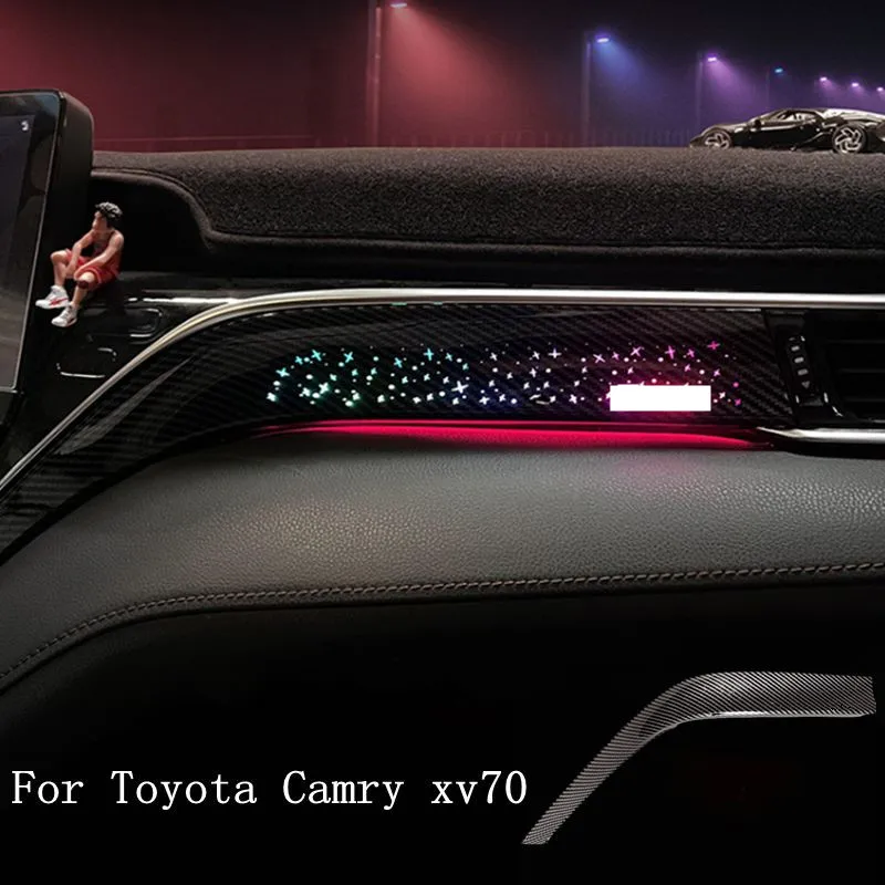 Co-pilot-luz de ambiente 3D, cielo estrellado Interior, lámpara de ambiente romántica, apta para Toyota Camry SE Camry XSE XV70 2018-2022 LHD