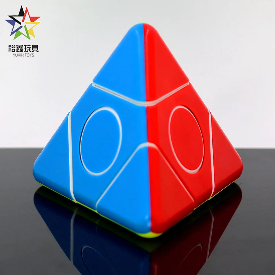 

YuXin Magic Puzzle Multi Triangle Cube Pyramid Pyramophix Tower Stickerless Magicos Cubo Professional 미니큐브Tetrahedron Cubes Toys