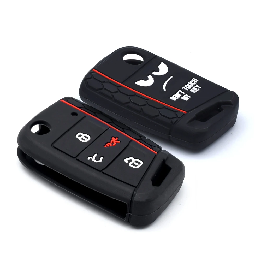 

Силиконовый чехол для ключей VW Polo Golf 7 Tiguan для Skoda Octavia Kodiaq Karoq для SEAT Ateca Leon Ibiza 2016 2017 2018 2019