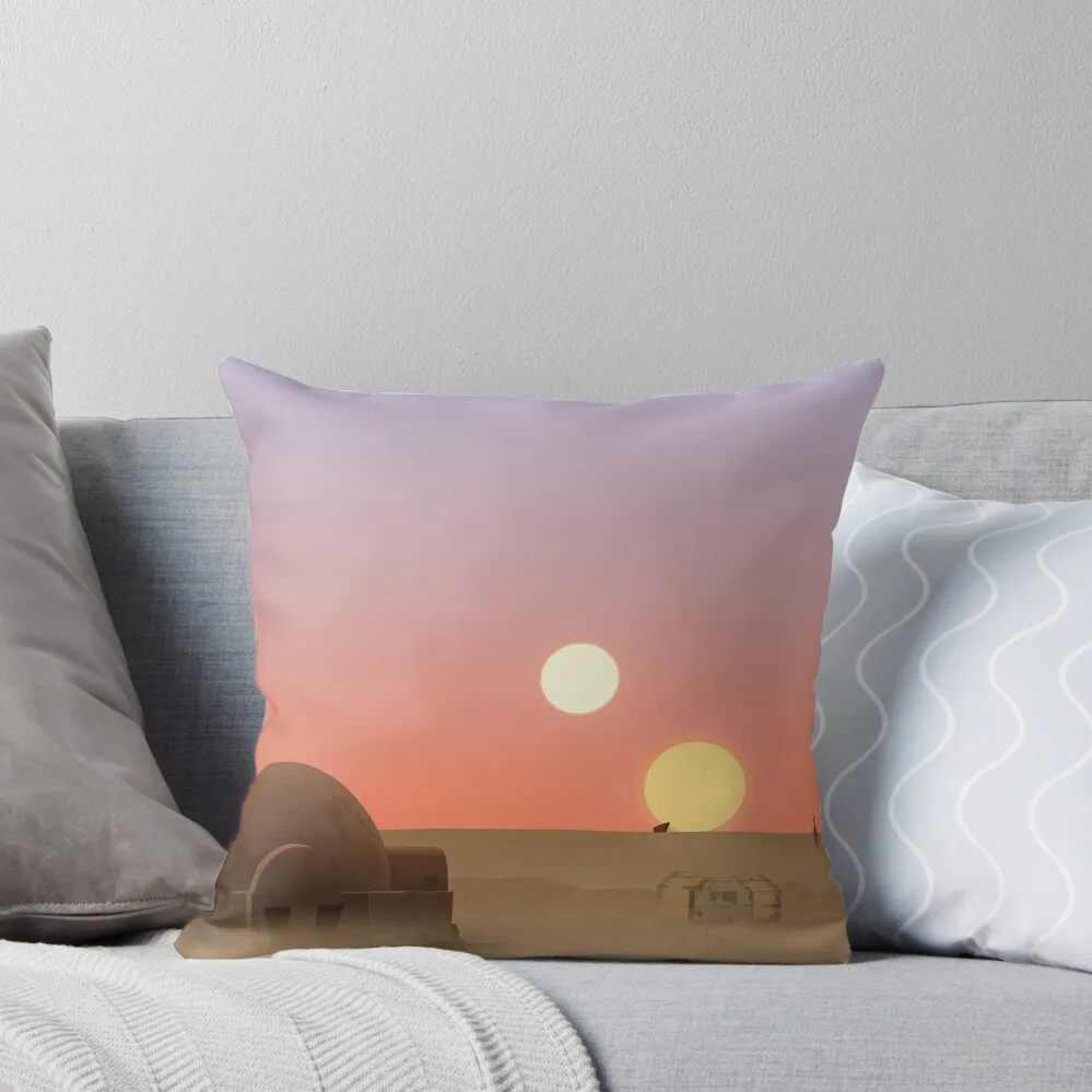 

Tatooine sunset Throw Pillow Decorative pillow case Christmas Pillow Cases