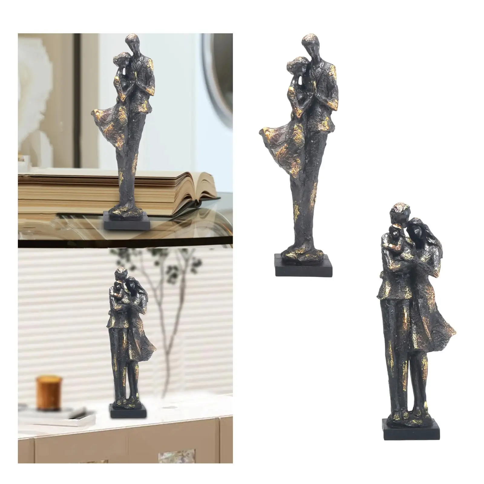 

Abstract Couple Statue Decor for Valentine's Day Decoration Engagement Hotel
