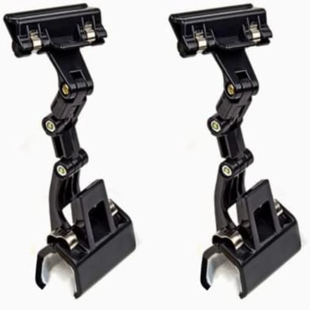 Adjustable 360 Degree Rotatable Document Holder for Typing and Drawing with Two Paper Clips for Work and Study