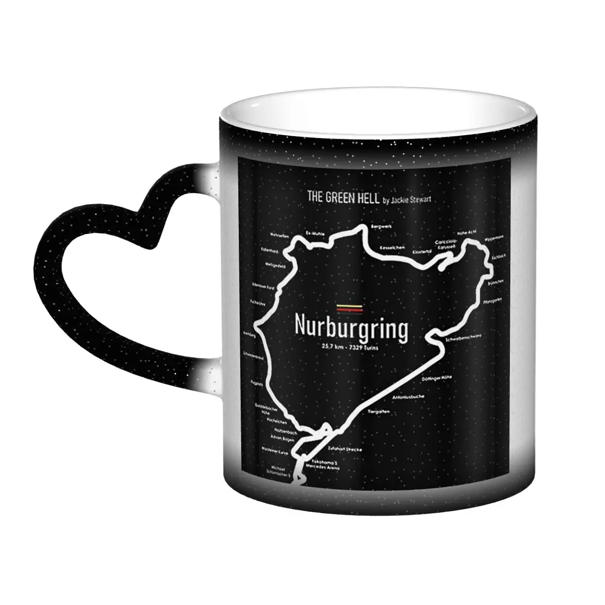 

Кружка Nurburgring, забавные керамические кофейные чашки, чайные кружки, чашка для молока, посуда для напитков, подарок для друзей