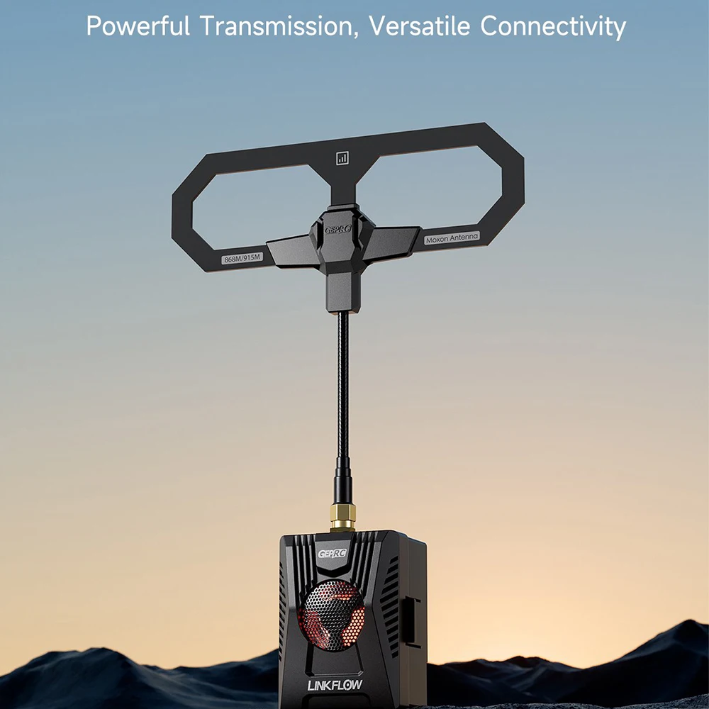 

Модуль GEPRC LINKFLOW 915M 2 Вт ELRS TX с разъемом Moxon Antenna XT30 для 2-6S Power ExpressLRS TX и JR Bay Design