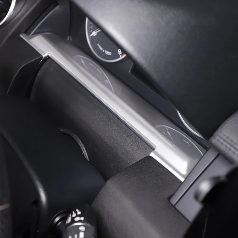 1 Buah ABS Perak untuk Land Rover Discovery 4 LR4 2010-2016 Stiker Dekoratif Panel Bawah Dasbor Mobil Aksesori Interior Mobil