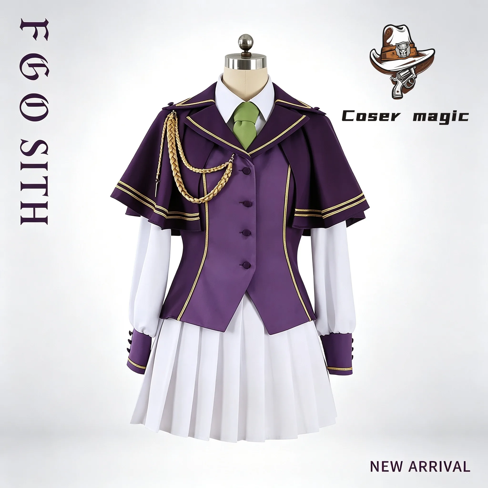 Game Fate Sion Eltnam Sokaris Cosplay Costume Uniform Halloween Carnival Party Christmas Play Role Clothes Clothing