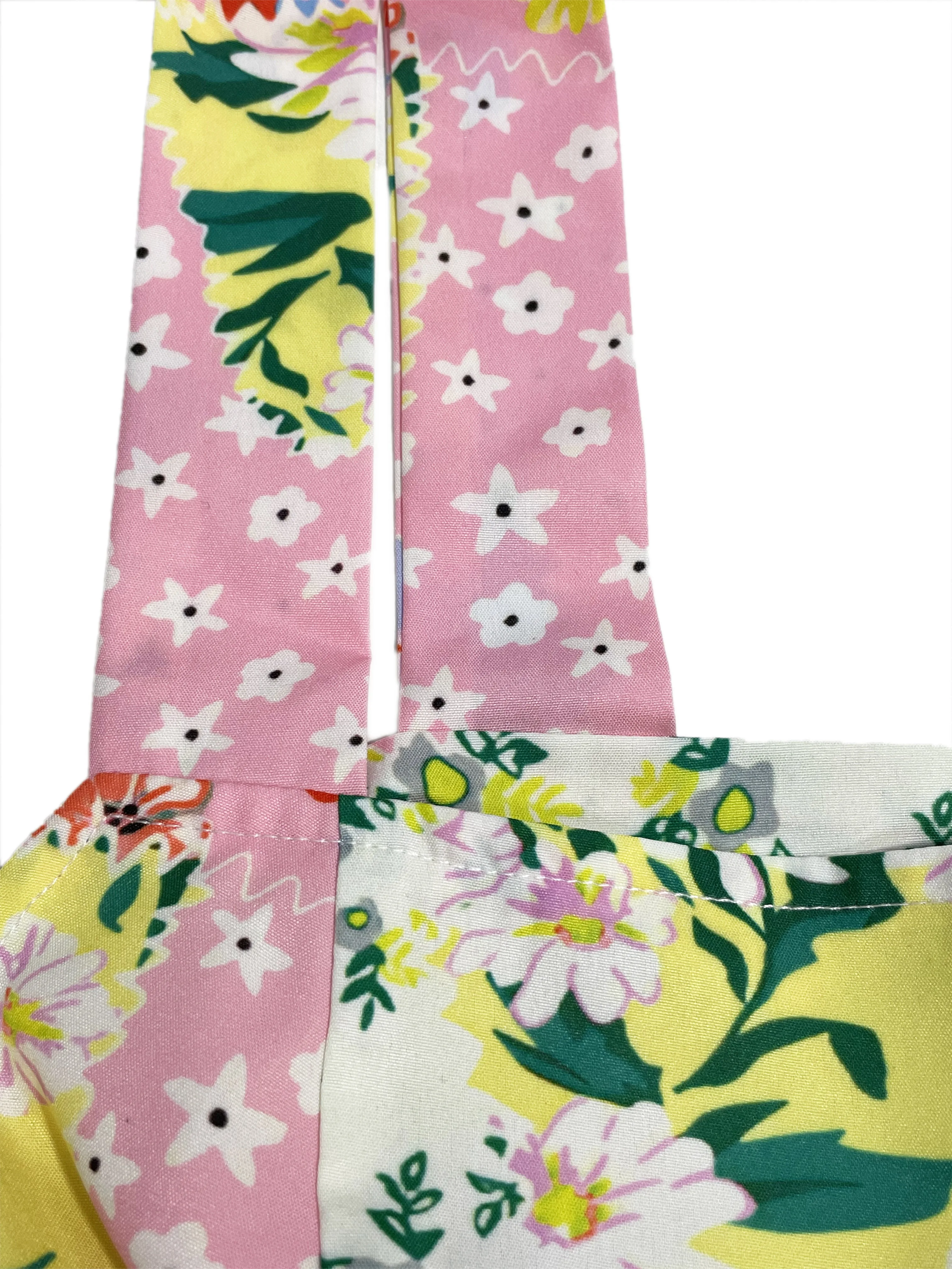 【Boho Chic】Abito floreale senza spalline con dettaglio cravatta sul retro, abito estivo da damigella d'onore per feste in giardino, appuntamenti serati