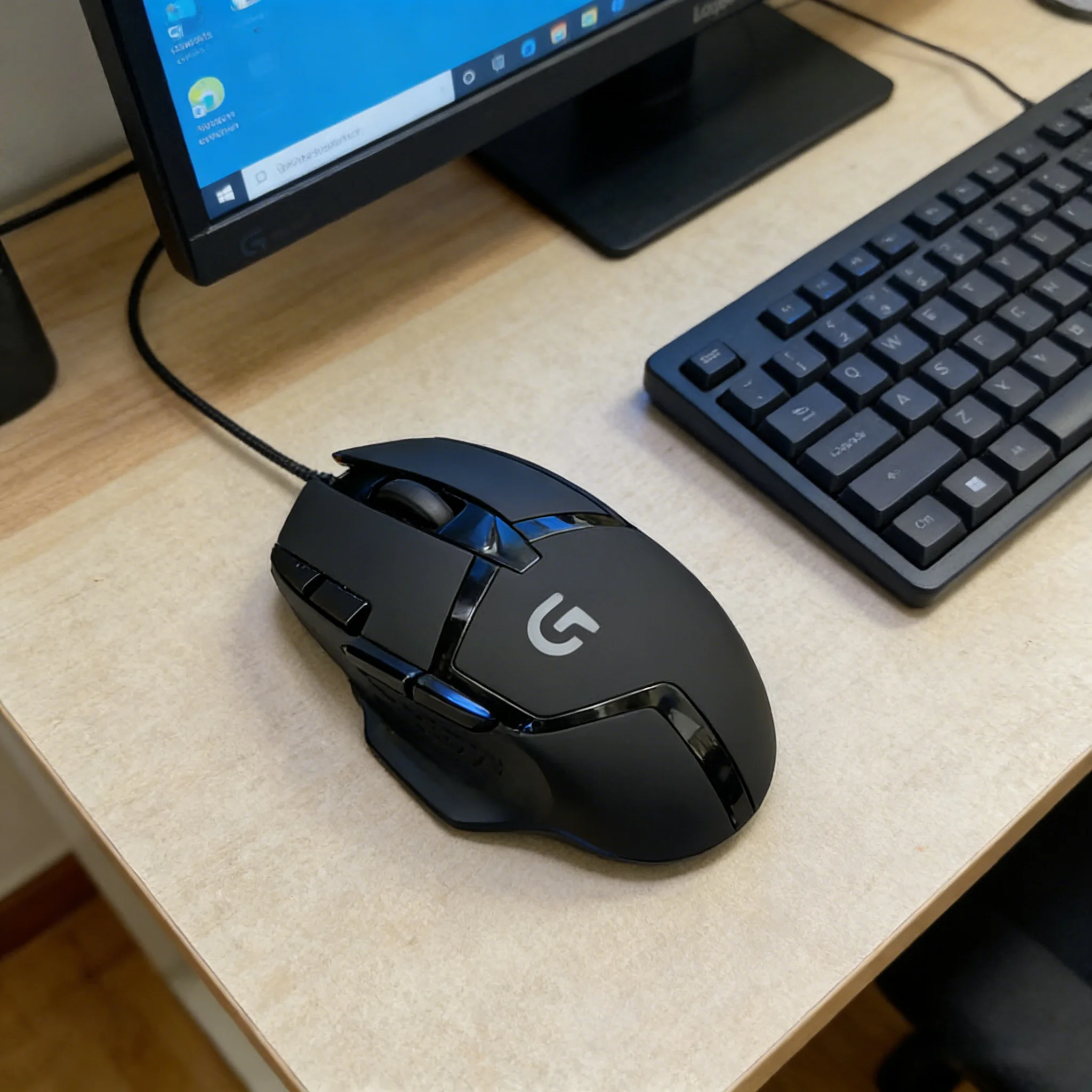 

Logitech G402 Hyperion Fury Wired Gaming Mouse 8 Programmable Buttons 4000 DPI for PC Laptop FPS Gamer