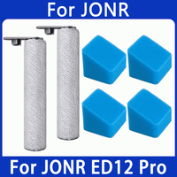 For JONR ED12 Pro Cordless Wet And Dry Vacuum Cleaner Replacement Sponge Filter Roller Brush Cleaning Solution Accessories