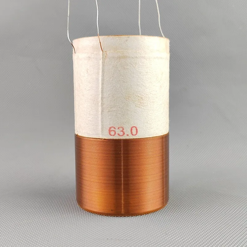1piece for DD Audio 63mm Subwoofer Speaker Voice Coil Fiberglass Out Coil 4ohm Dual Line 2-layer Winding