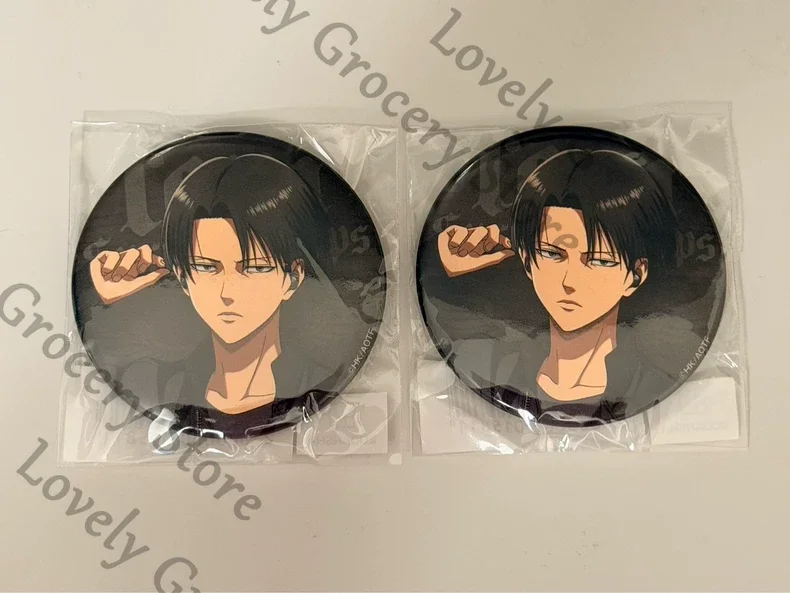 進撃の巨人-リヴァイ・アッカーマン-シンゲキノキョウジン-コスプレ-アニメ-バッジ-エンブレム-ペンダント-ブローチ-ウィジェット-アクセサリー-エンブレム-バッジ