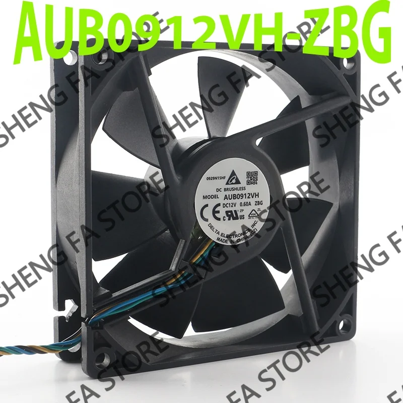 Inverter 4-wire Intelligent Temperature Control Delta 5V 24V 48V DC12V 0.60A AC EC 9025 90X90X25MM 9CM AUB0912VH-ZBG Cooling Fan