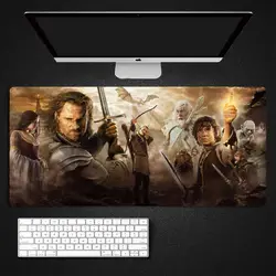 Movie Rings Of The Lords Mouse Pad desk decoration Gaming Mousepad Large 900x400mm MouseMat Gamer XXL Mause Carpet PC Desk