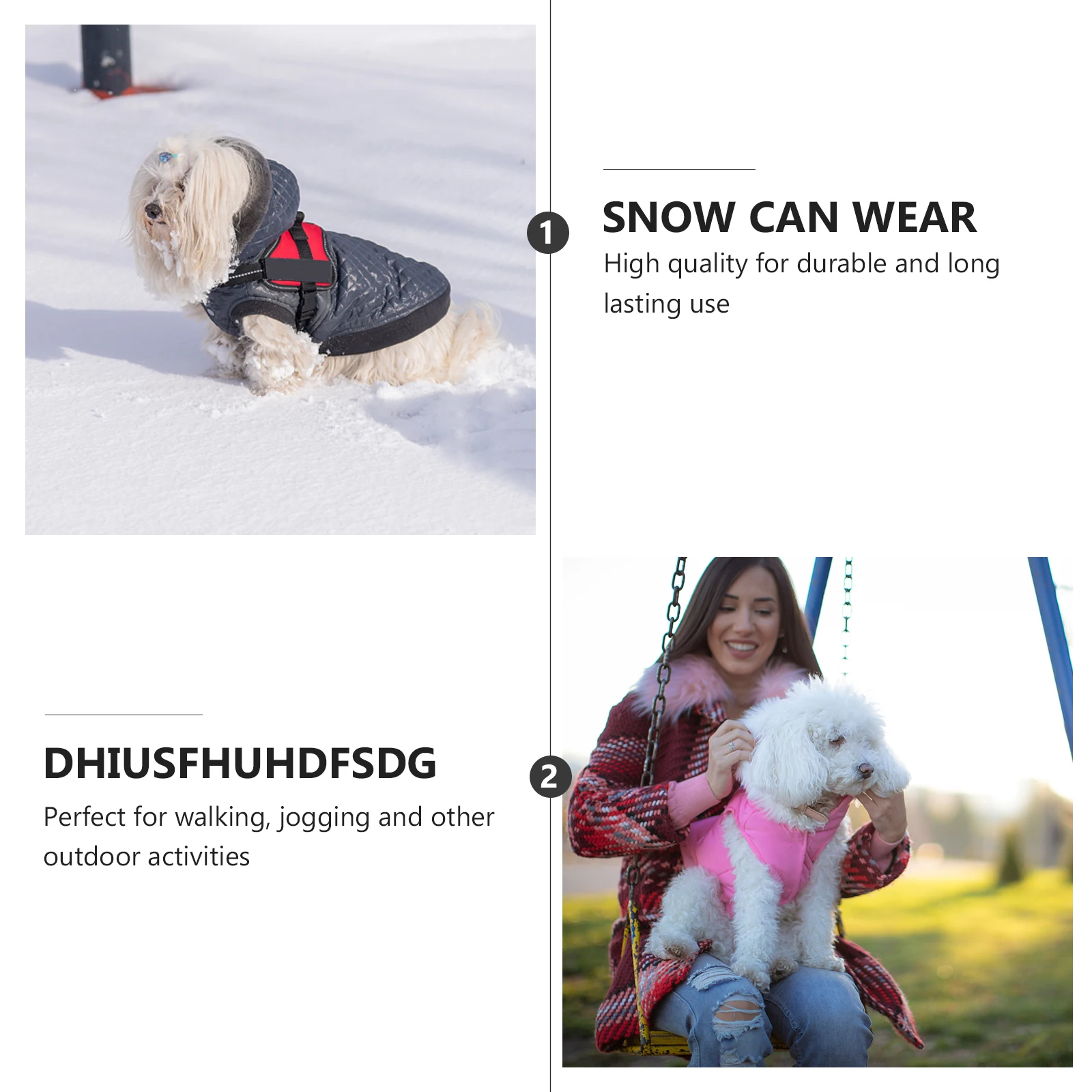 

Dog Costume Pet Puppy Nursing Clothes Coat Injury Protection Dress Outdoor Walking Jogging Cute Heart Design Comfortable Easy On