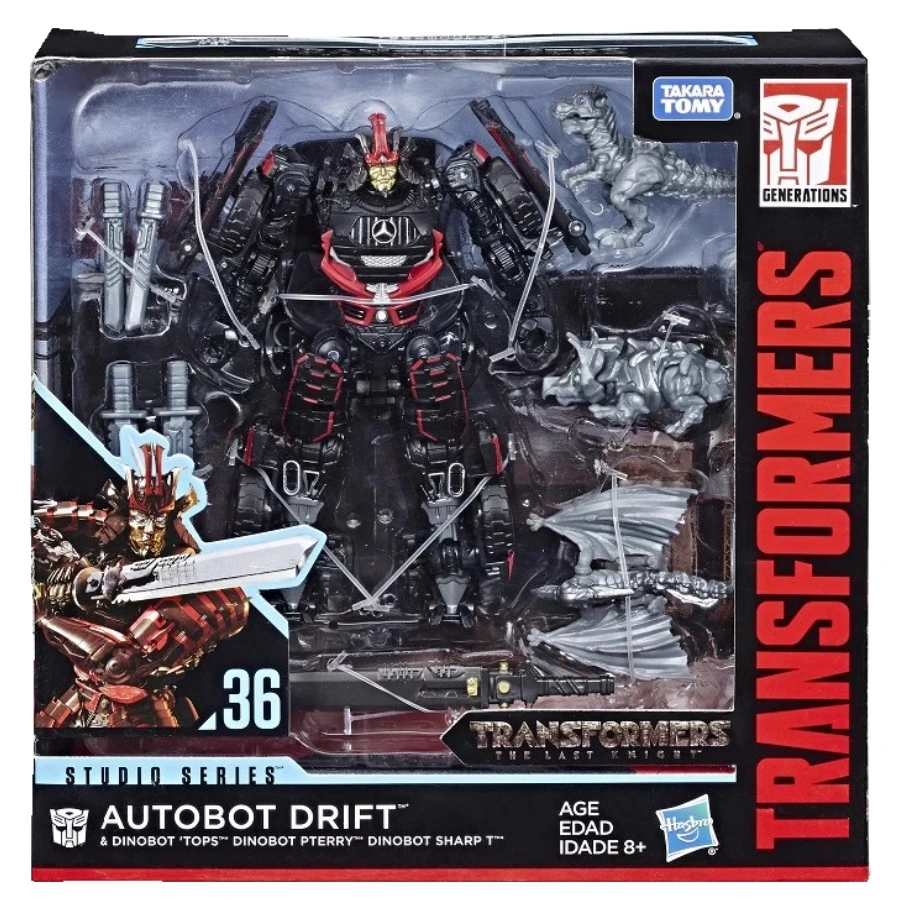 

В наличии Hasbro Transformation Studio Series SS36 Autobot Drift Two Dinosaurs Deluxe Модель робота Фигурка Мальчик Игрушки Подарок