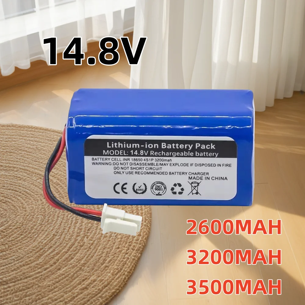 

14.4/14.8V 2600mAh/3500mAh Accessories for Polaris Imou Bagotte BG800 battery Battery of sweeping robot charging battery cleaner