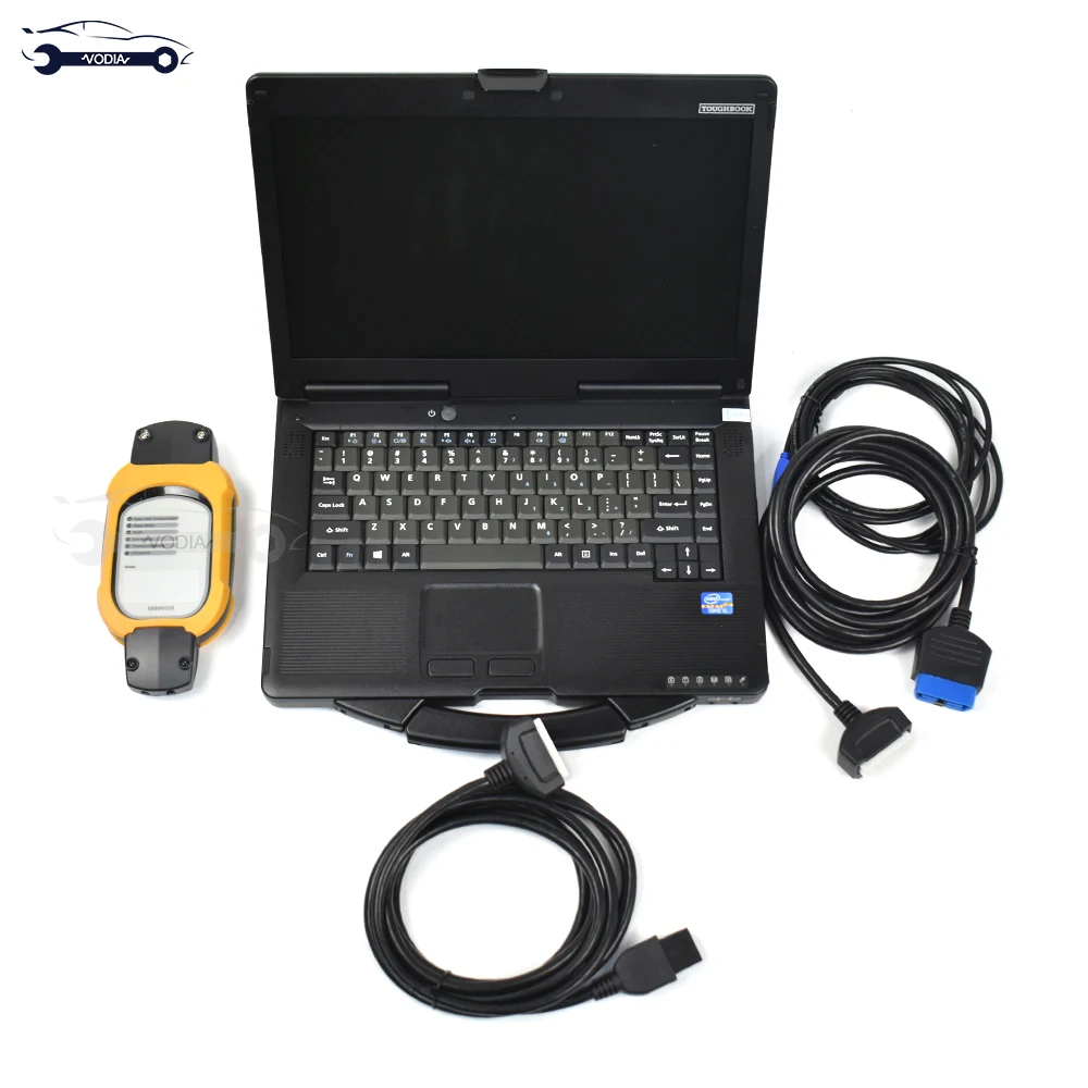 Toughbook CF19 Laptop Vcads 88890180 Interface With PTT 2.7 /88890020  Pro For Volvo Truck Diagnostic Scanner Tool