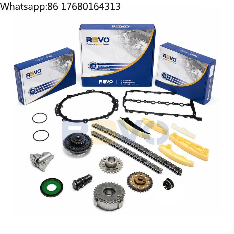 For REVO 271401 Timing Kit for Land Rover Discovery Jaguar E-Pace Engine 204DTD AJ20D4 OE LR132675 LR132676 G4D39P919CA
