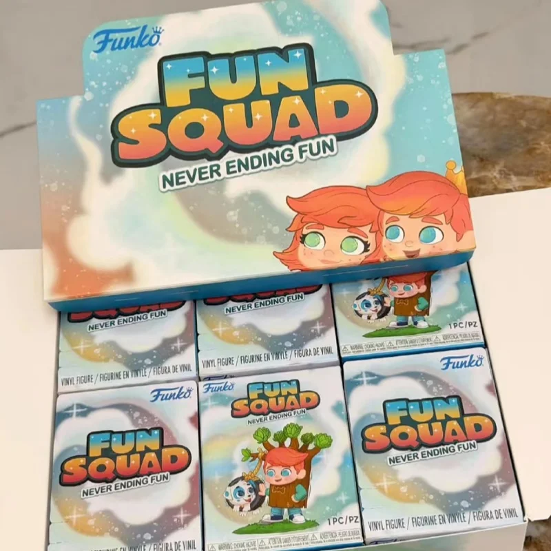 Caja Sorpresa Original Funko Pop Fun Squad Freddy&Franny, Figuras Coleccionables, Chase Soplando Burbujas, Mariposa, Caja Misteriosa de Regalo