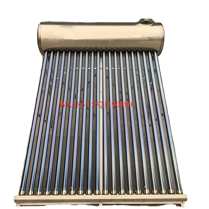 WMWMNU for Lebria Freestanding Low Pressure Evacuated Tube Solar Water Heater Geyser Outdoor Hotel Household Commercial Use