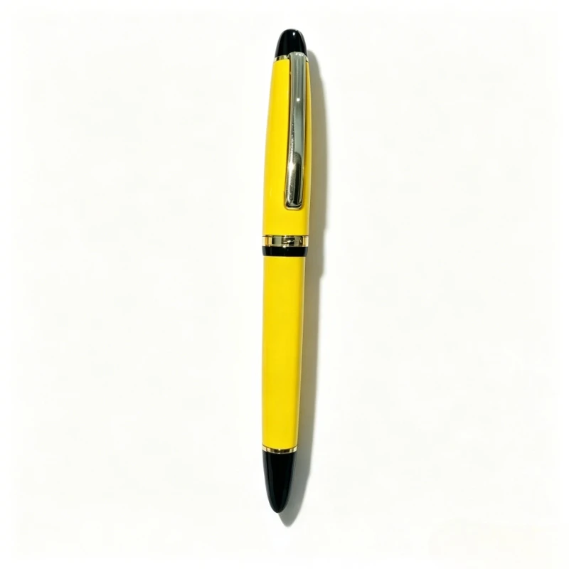 HUXIAOSHAN Torpedo Green Yellow Colors Fountain Pen Luxury Fleible Nib 0.5/0.7/1.0 F/M/B Popular calligraphy Travel pens Gifts