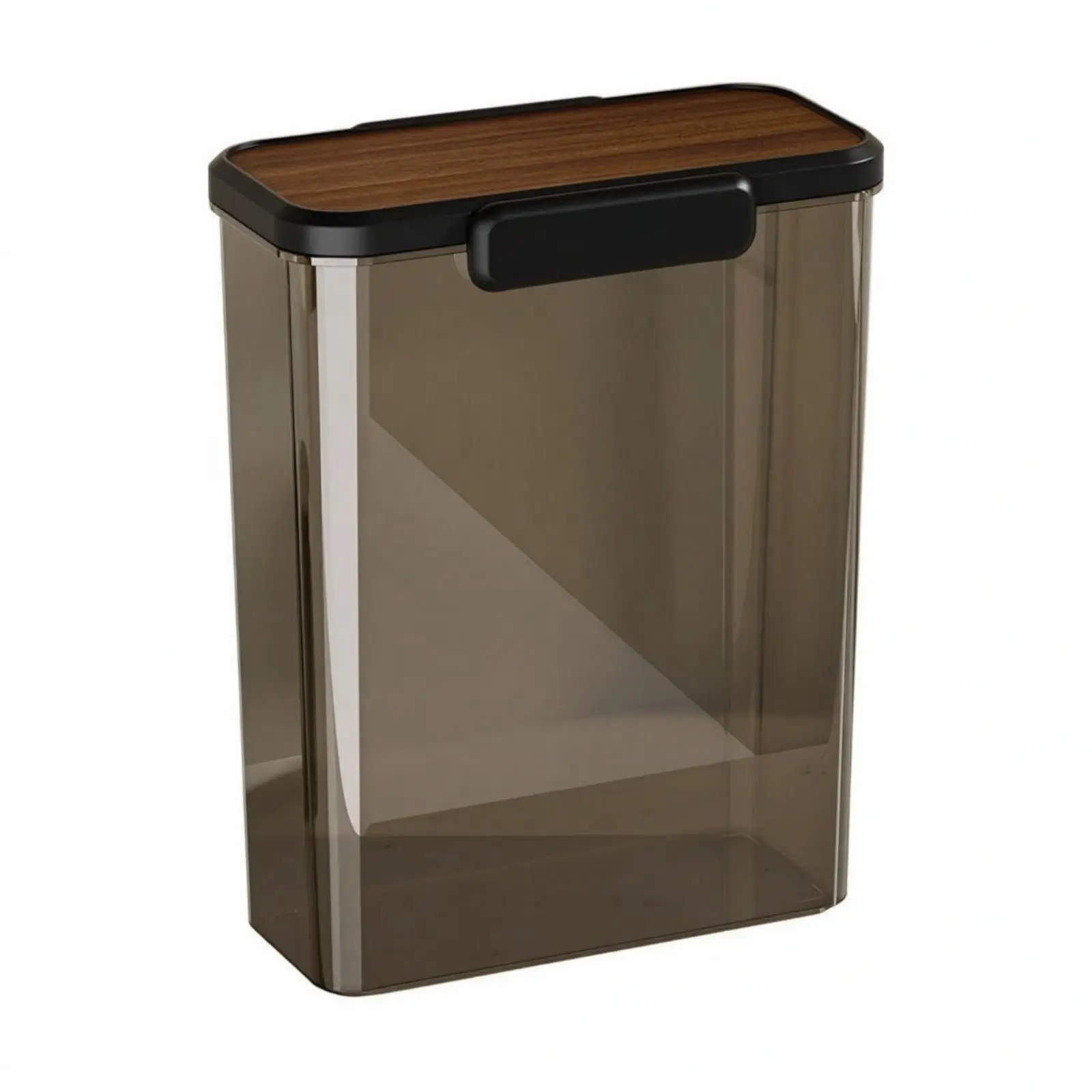 Translucent Kitchen Storage Box for Flour and Coffee Beans with Secure Closure for Freshness