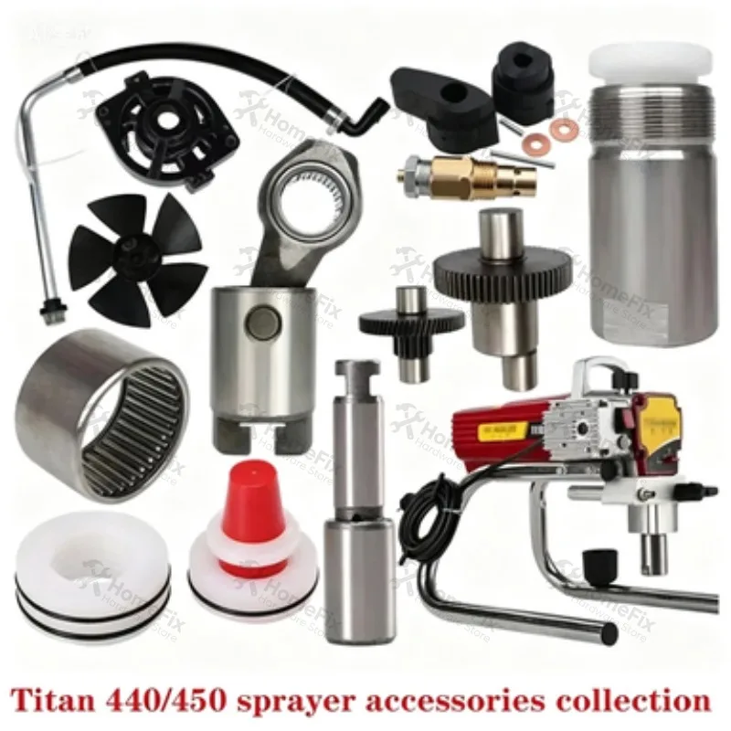 Airless Sprayer Replacement Parts Nozzle Plunger Rod Seal Ring Lower Pump Body Aluminum Block Piston Assembly