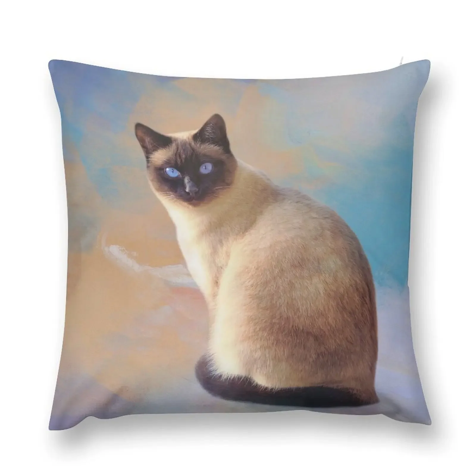 Seal Point Siamese Cat Throw Pillow Sofa Cushions Covers Cushions For Sofa pillowcases for sofa cushions pillow