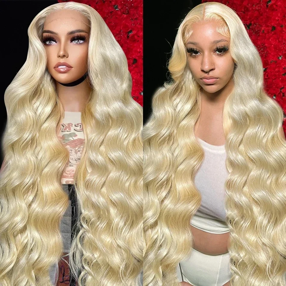 30 Inch 613 Hd Lace Frontal Wig Human Hair 13x6 Lace Frontal Wig Blonde Body Wave Lace Front Human Hair Wigs For Women