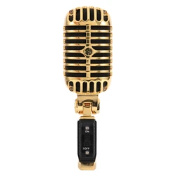 Professional Wired Vintage Classic Microphone Dynamic Vocal Mic Microphone For Live Performance Karaoke