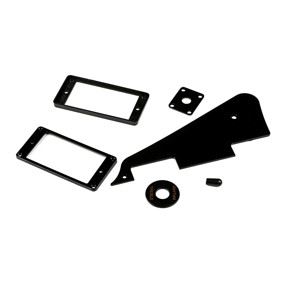 

Black Plastic Cover LP110 Lightweight Durable Decorative Parts Self adhesive Anti scratching Plate Protector Acoustic