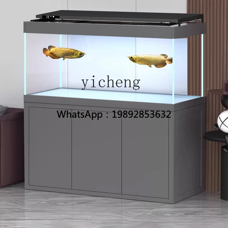 AF   tank without pipe fittings Zhuo bottom filter living room Ning no pipe silent fish tank large and medium-sized