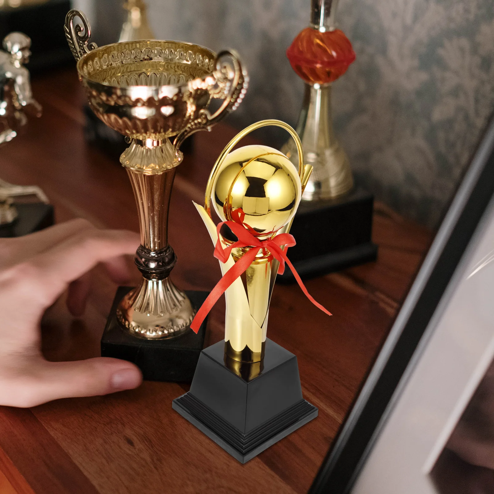 

Golden Metal Trophy Award Medal Student Competition Reward Durable Elegant Honor Prize Sports Events Achievements Gift