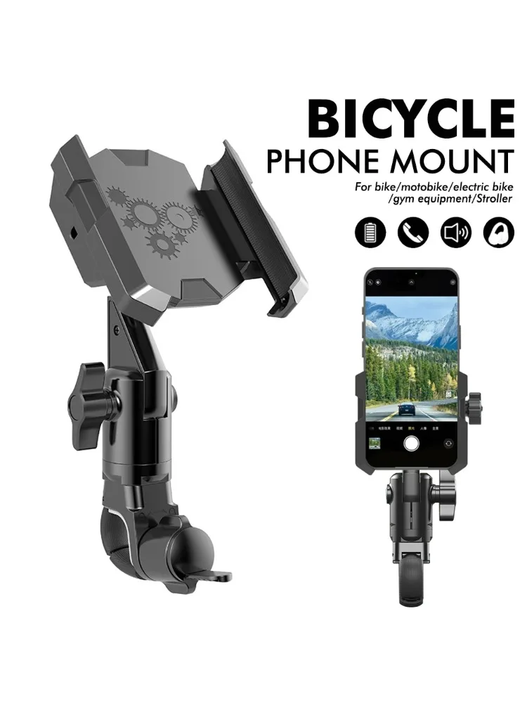 AliExpress NONE Bicycle Phone Mount 360 Degree Multi-angle Regulation for Bike/Motobike/Electric Bike/Gym Equipment/Stroller