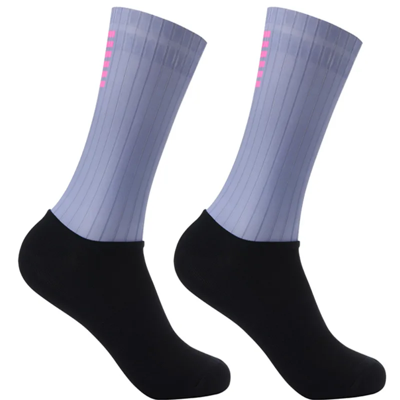 2023 Anti Slip seamless Cycling Socks Integral Moulding High-tech Bike Sock Compression Bicycle Outdoor Running Sport Socks