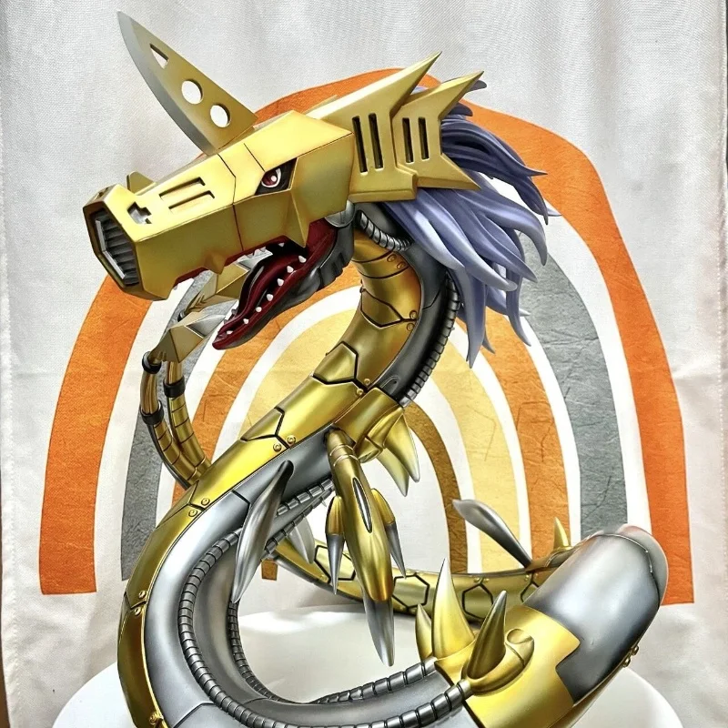 New Digimon Adventure Metal Seadramon Anime Peripheral Action Figure Anime Figure Collection Doll Gk Handheld  Model Gift