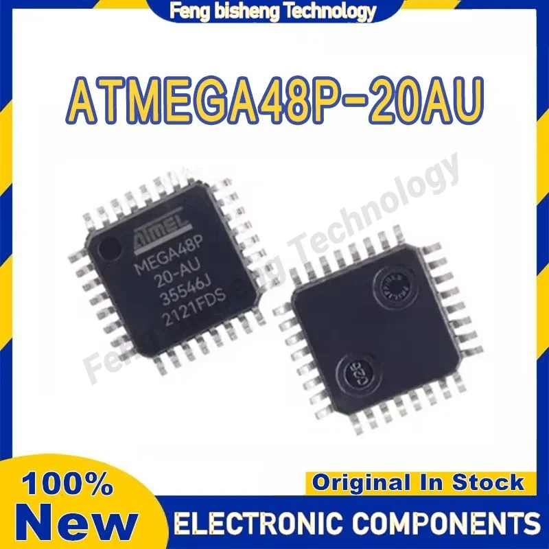 10PCS ATMEGA48P-20AU ATMEGA48P-20 ATMEGA48P ATMEGA48 ATMEGA IC MCU Chip TQFP-32 in stock