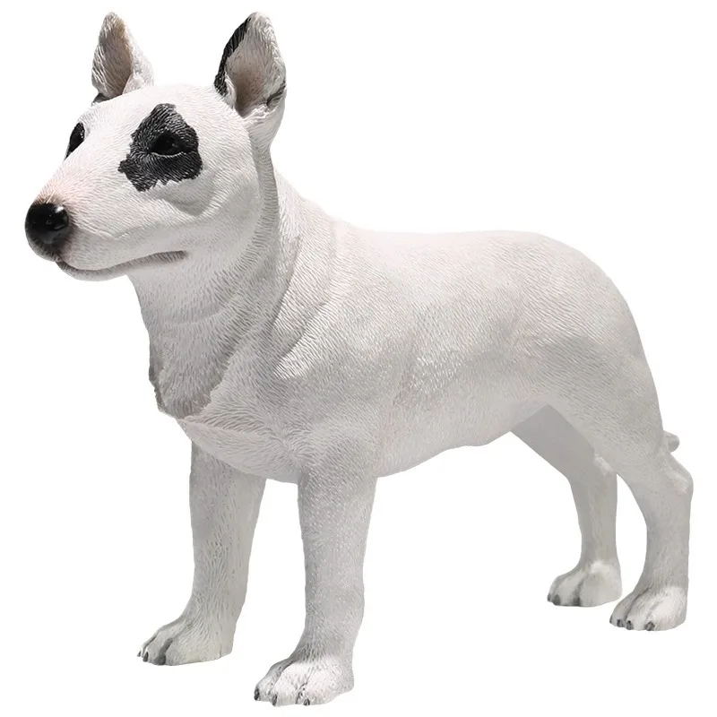 

Bull Terrier simulation dog model car ornament handicraft peripheral figure creative gift