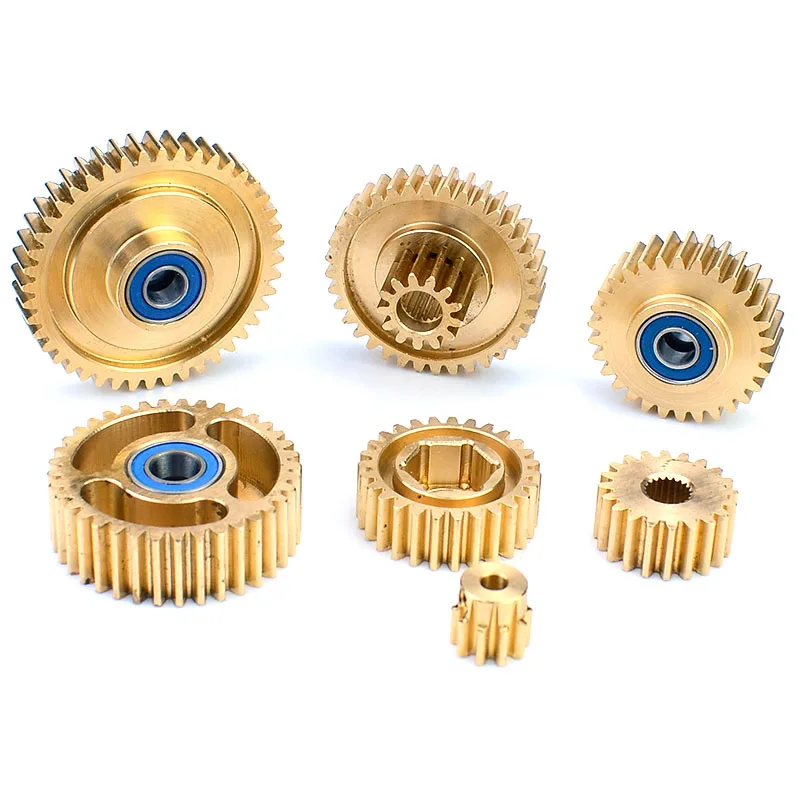 مركبة يتم التحكم بها عن بُعد معدن النحاس علبة التروس مجموعة تروس ل 1/14 تاميا سكانيا 770S R620 فولفو 3363 1851 رجل سيارة